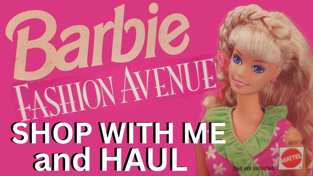 Vintage Nineties Barbie Clothes Fashion Avenue Shop With Me and Haul