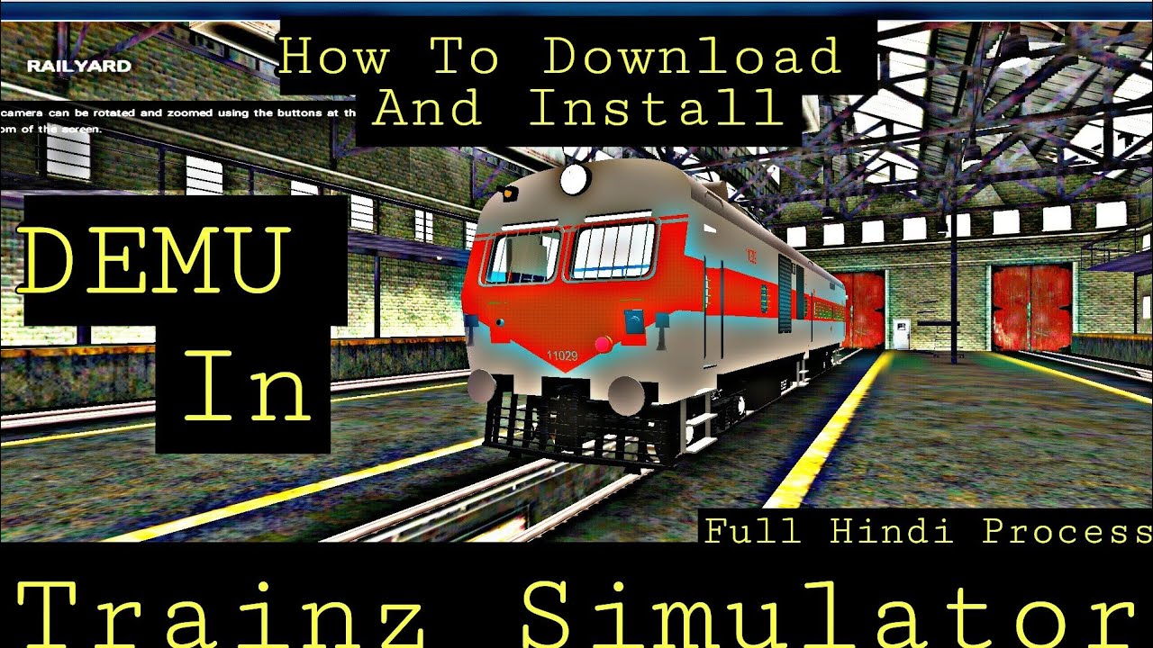 How To Add | DEMU Train | Indian Add-Ons | Trainz Simulator