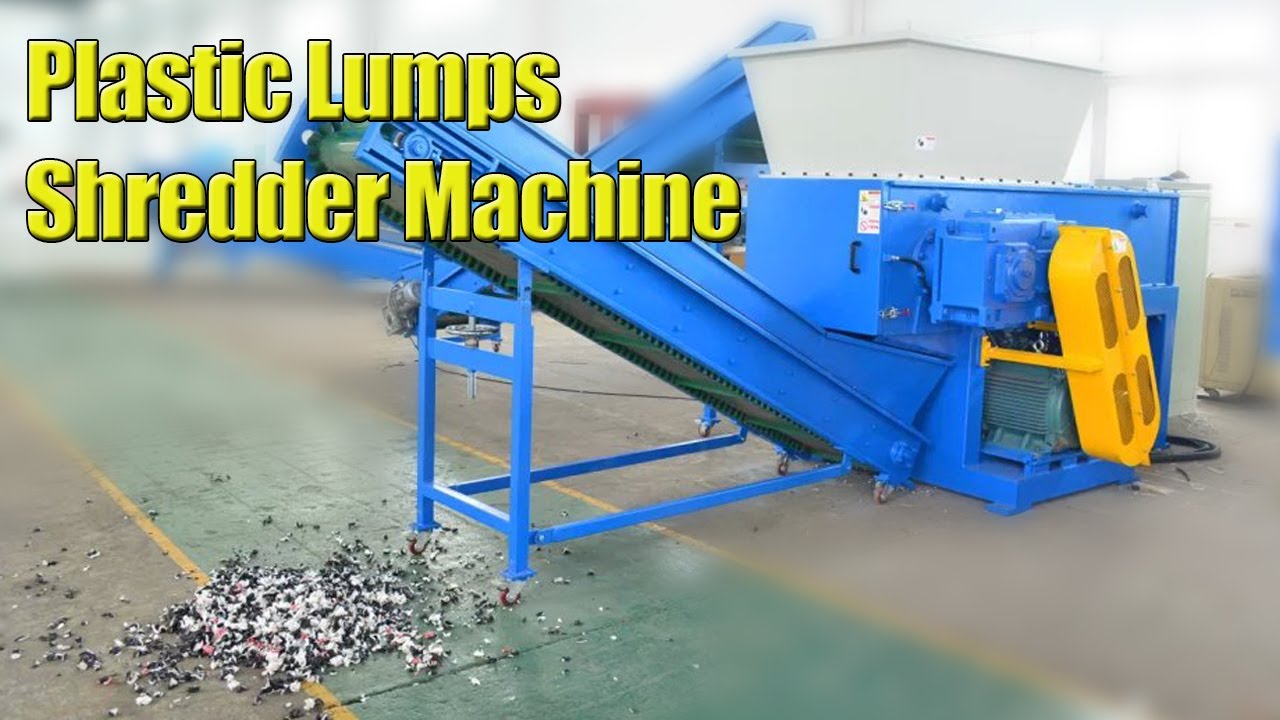 Plastic Lump Shredder Machine | How to Shred PS/HDPE/PVC Lumps?