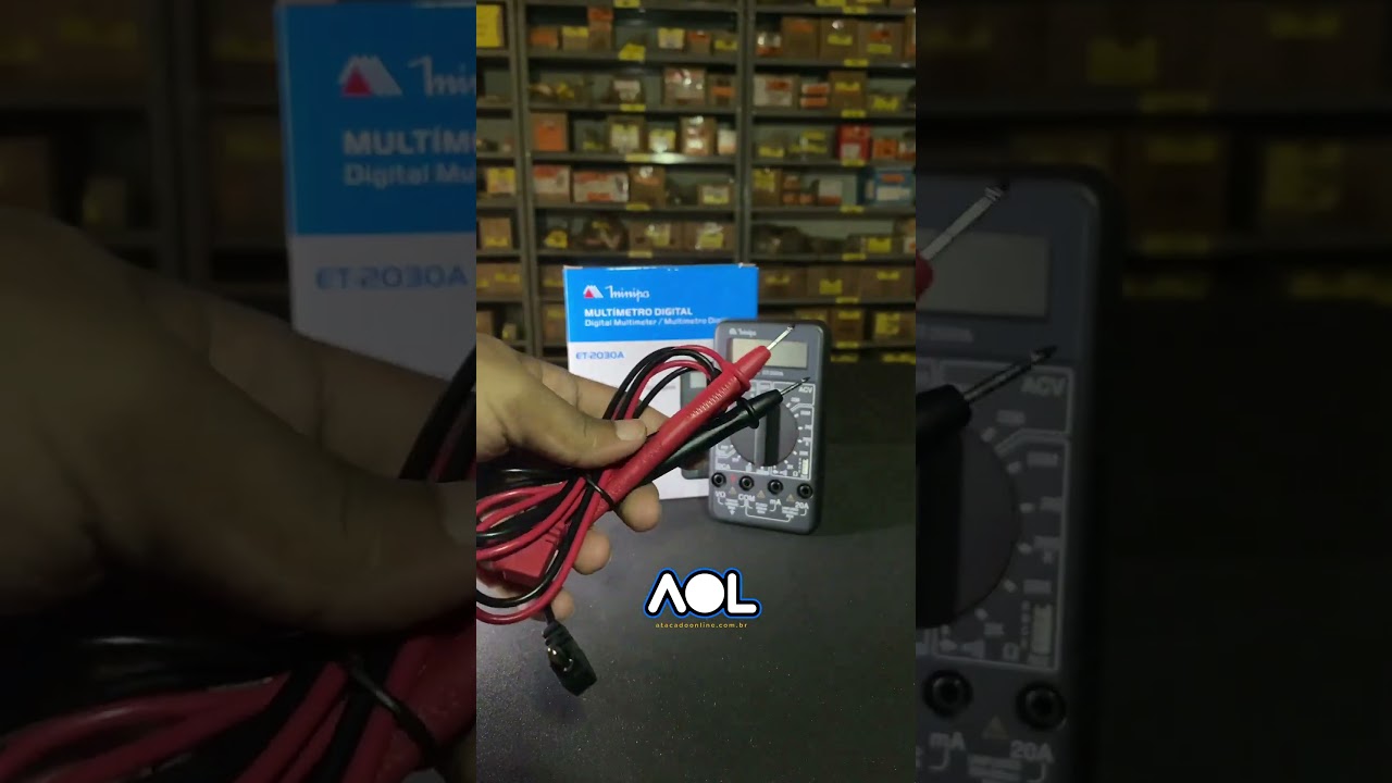 Mult&iacute;metro Digital Portat&iacute;l ET-2030A Minipa | Atacado Online