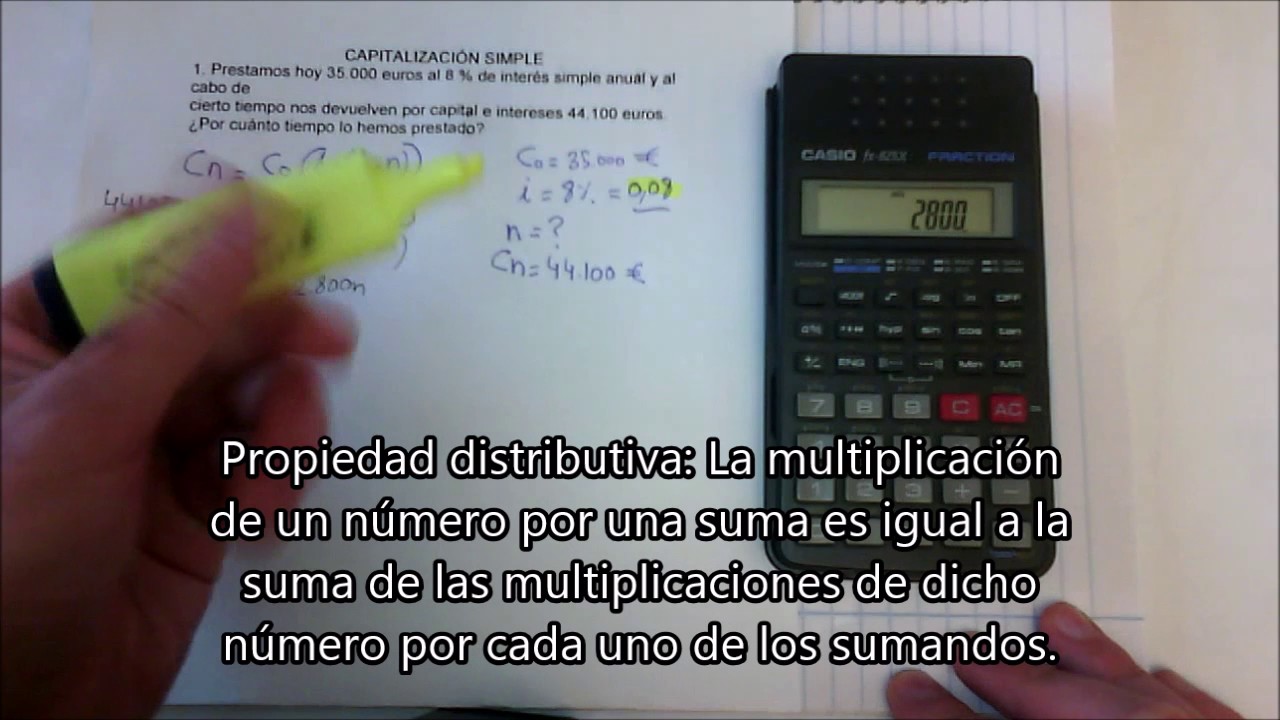 Capitalización simple: Ejercicios