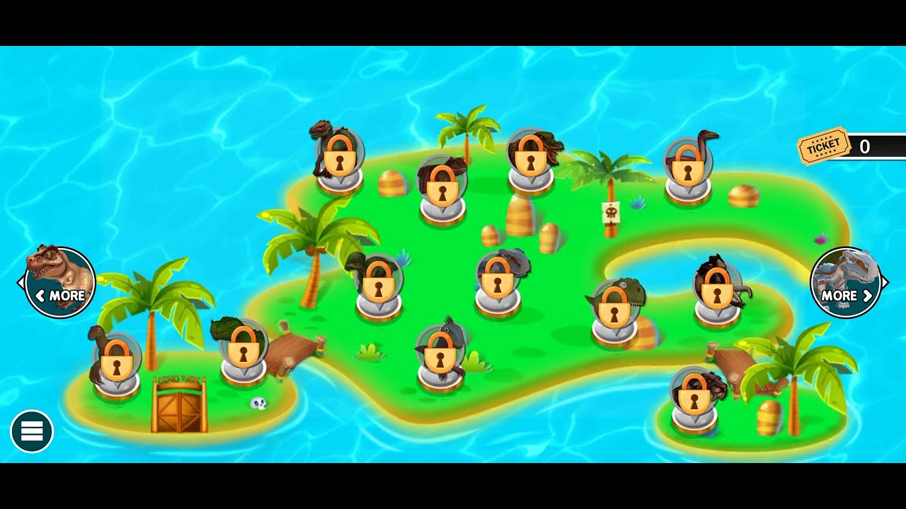 Dinosaur park gameplay