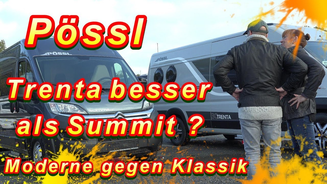 Pössl Trenta + Summit 640 💥 Modell 2020  💥 der Wohnmobil Kastenwagen Vergleich