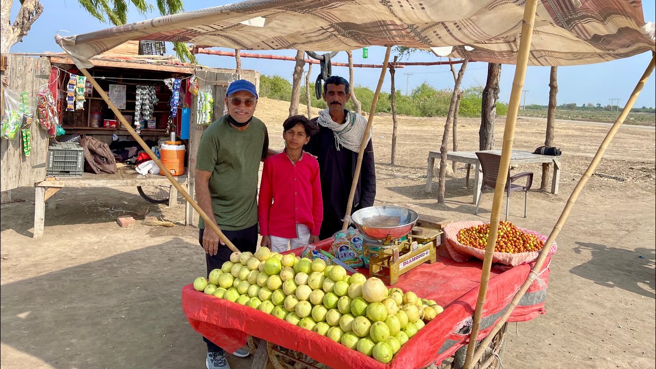Buying guava from a farm!