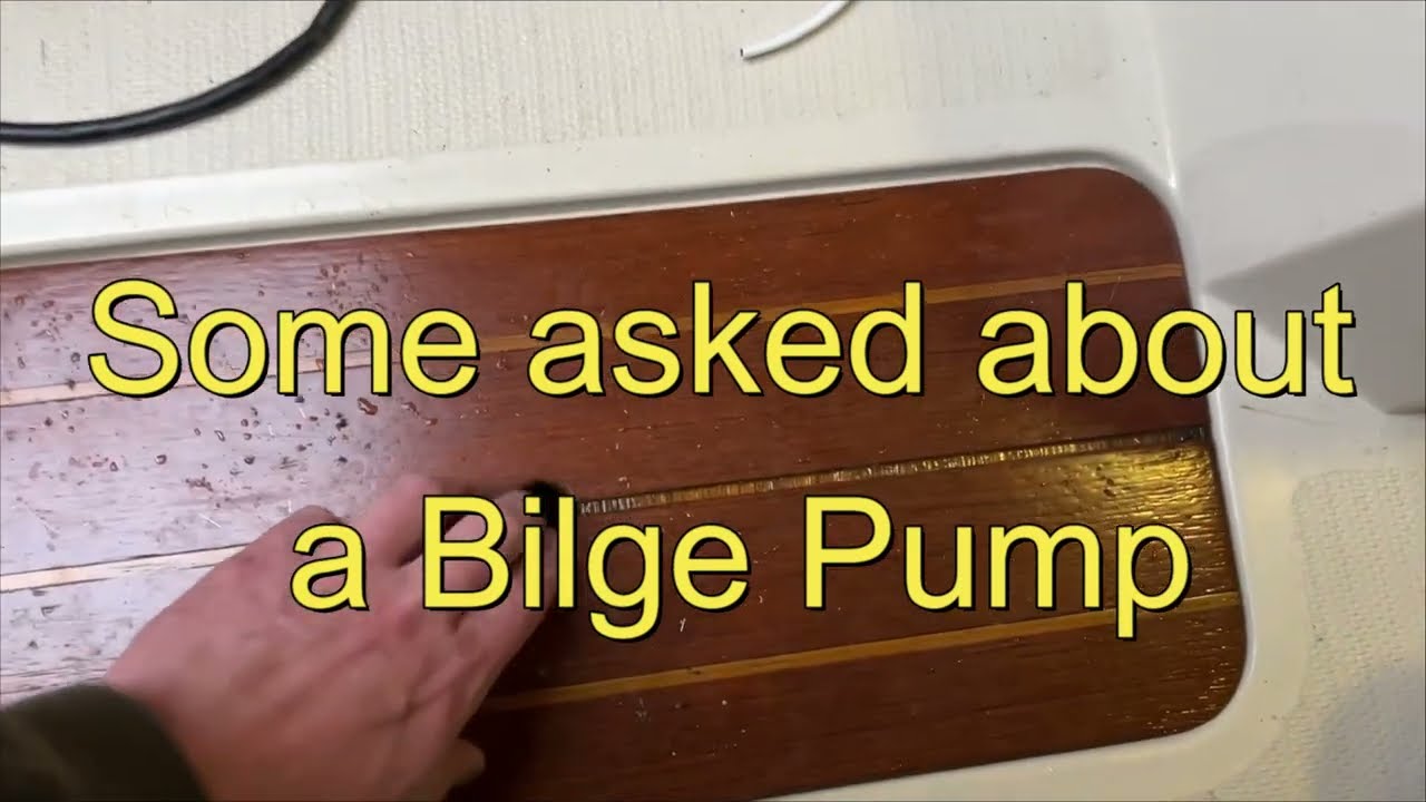 Automatic Bilge Pump Installation in my small sailboat - Catalina 22