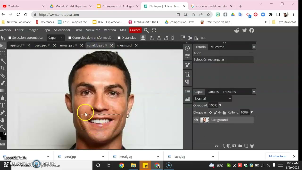 Photopea - sobreponer imágenes