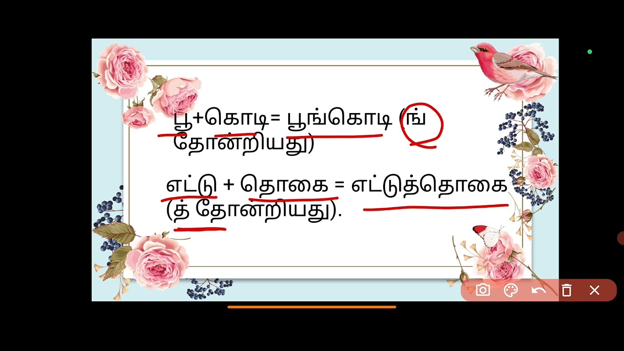 Part -2  இயல்பு புணர்ச்சி விகாரப் புணர்ச்சி