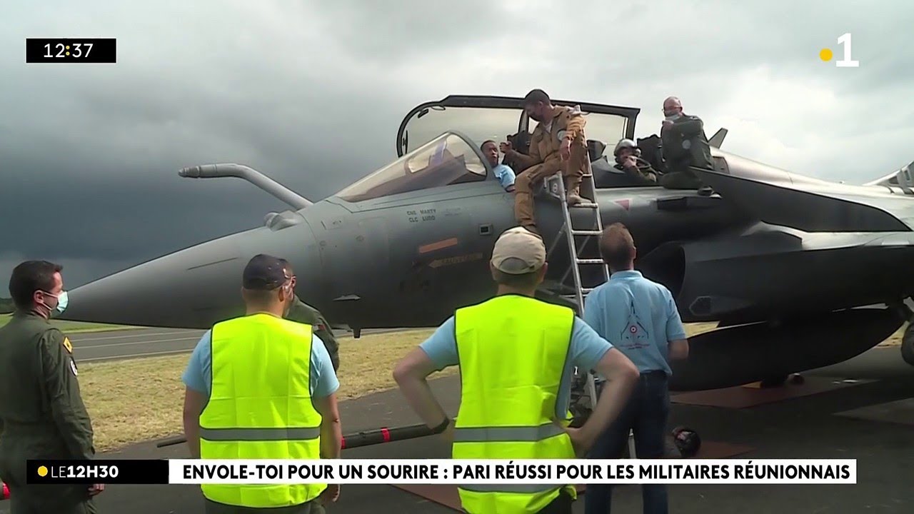 Le pilote de Rafale réunionnais, Sébastien Nativel, mobilisé pour les blessés des Armées