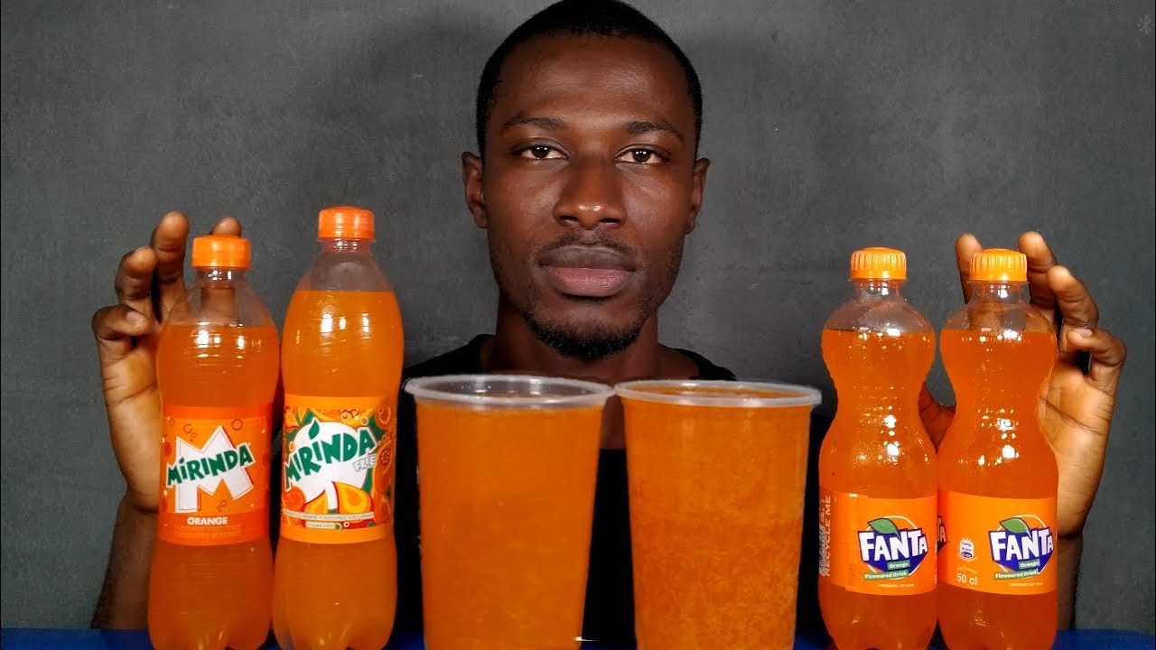 ASMR DRINKING | MIRINDA ORANGE FLAVOUR DRINK AND FANTA ORANGE FLAVOUR DRINK ASMR