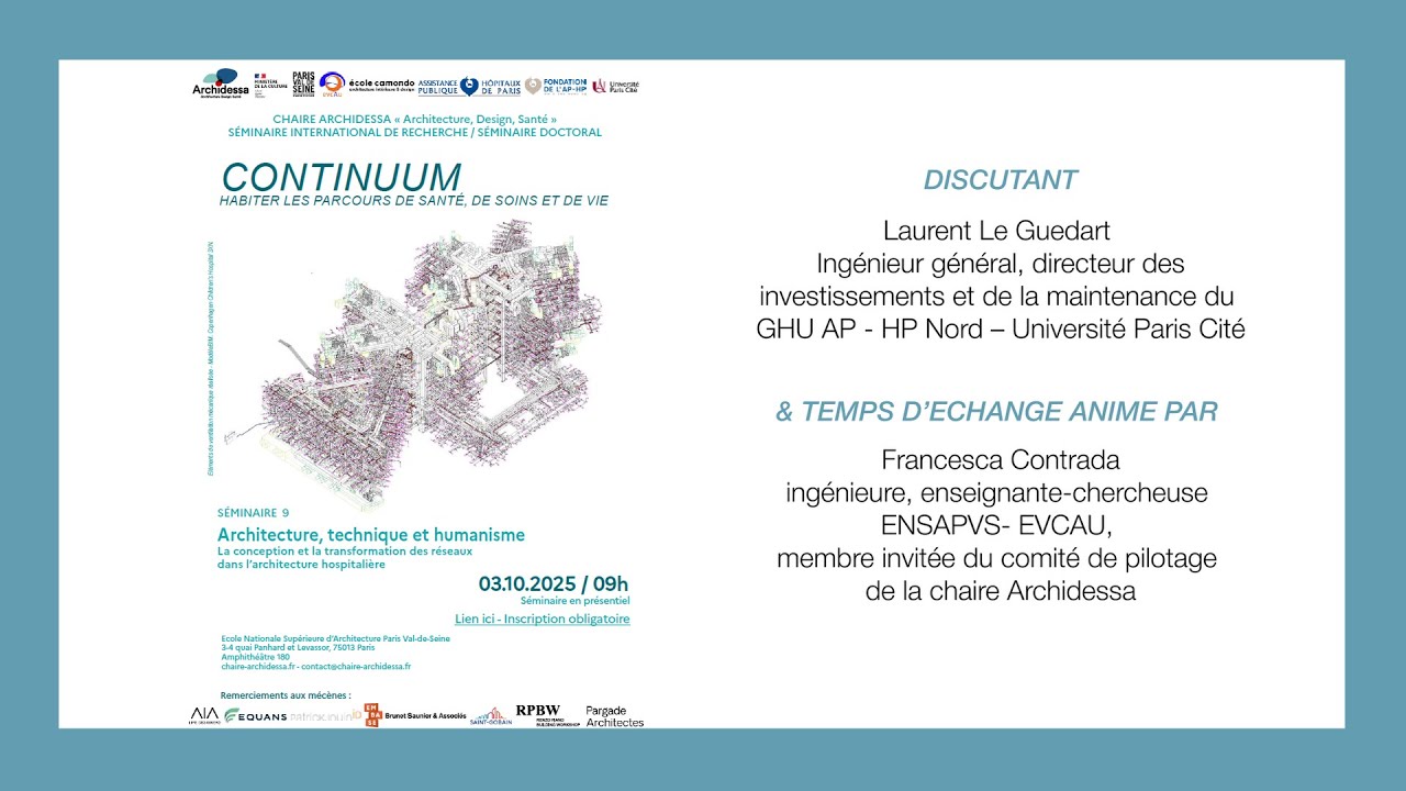 Séminaire 9 Archidessa. 6. Discussion, Laurent Le Guedart