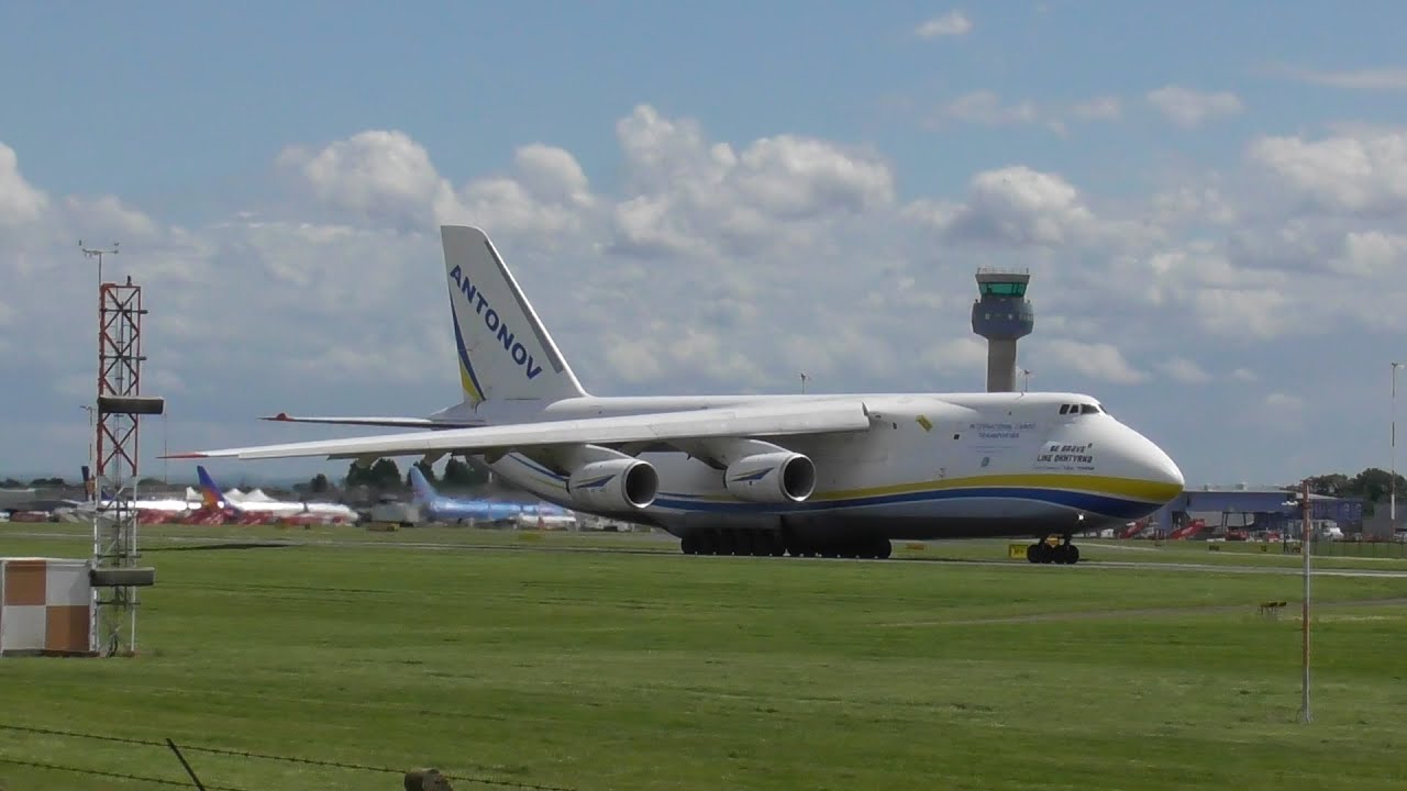 Antonov 124 Touchdown at East Midlands Airport!!! | 29th July 2023