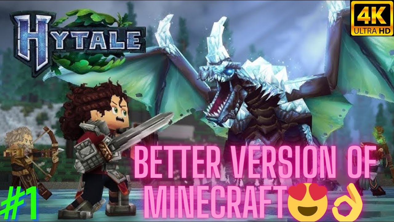 🔥LET'S BEGIN OUR BRAND NEW WORLD OF HYTALE🤩MINECRAFT WILL SURVIVE AFTER THIS GAME ?😱