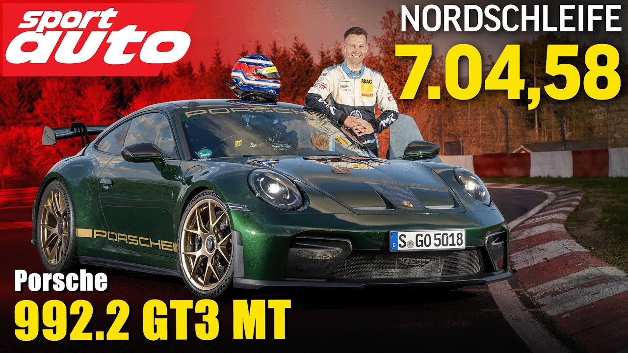 Porsche 992.2 GT3 Manual | Nordschleife HOT LAP 7.04,58 min | sport auto Supertest