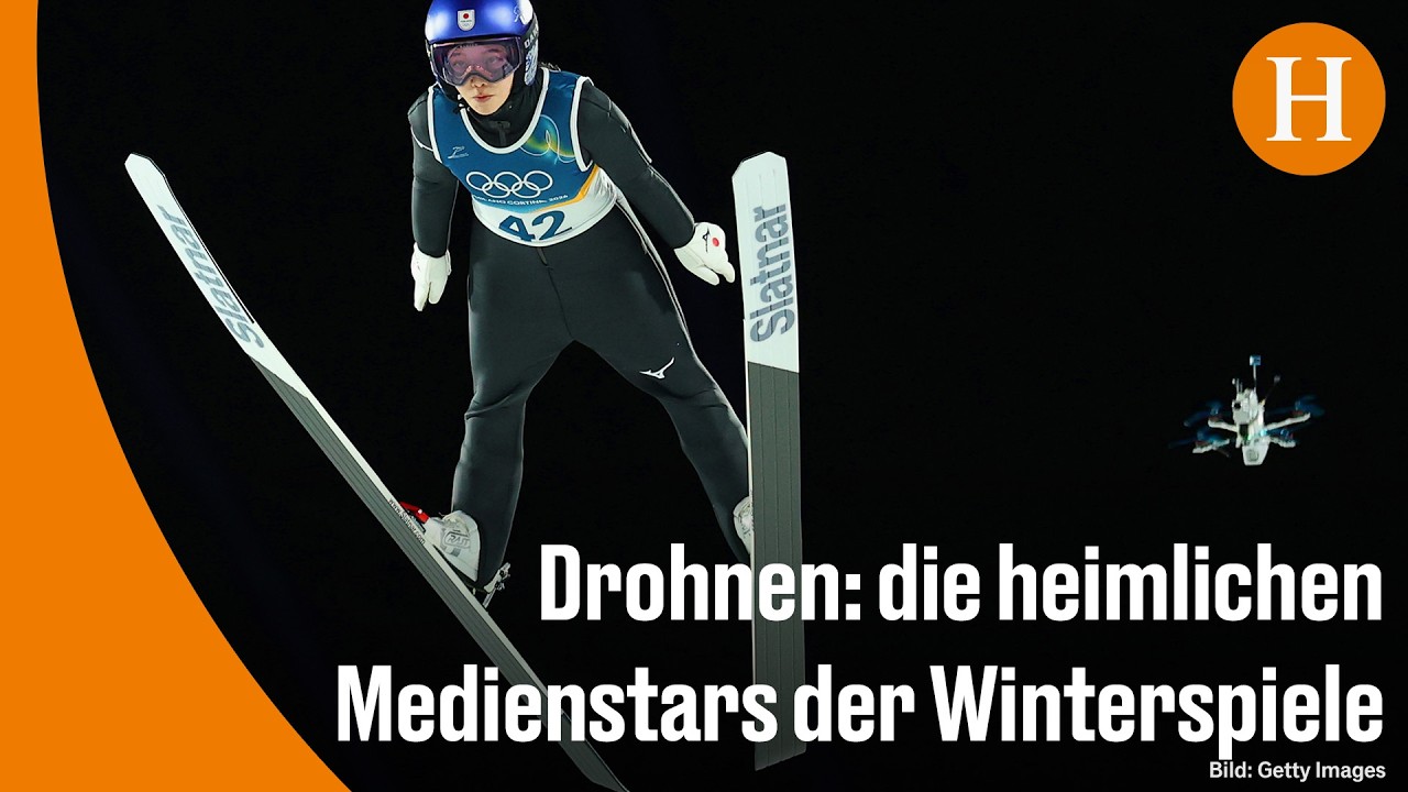 Drohnen sorgen für spektakuläre Bilder bei den Olympischen Winterspielen