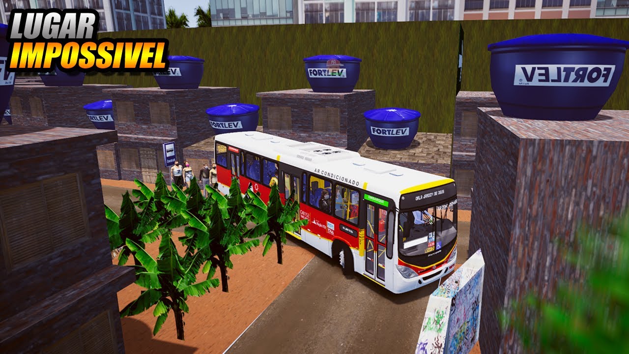 ONIBUS GRANDE EM RUA SEM SAIDA E ESTREITA !!! PROTON BUS SIMULATOR - G27