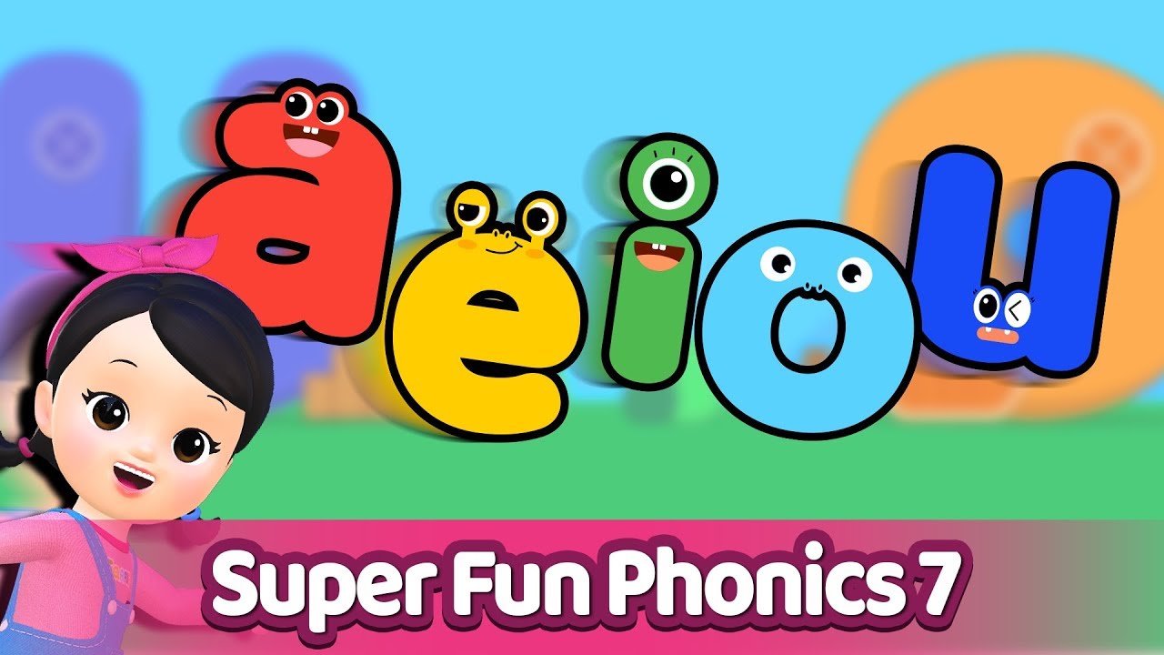 Super Fun Phonics Short vowel & Long vowel  | Alphabet song