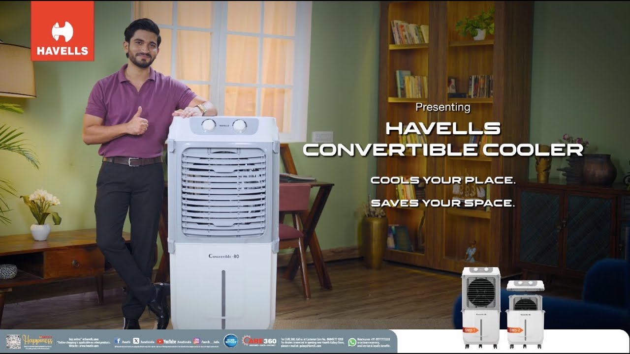 Havells Convertible 80 Cooler | Cools Your Place, Saves Your Space