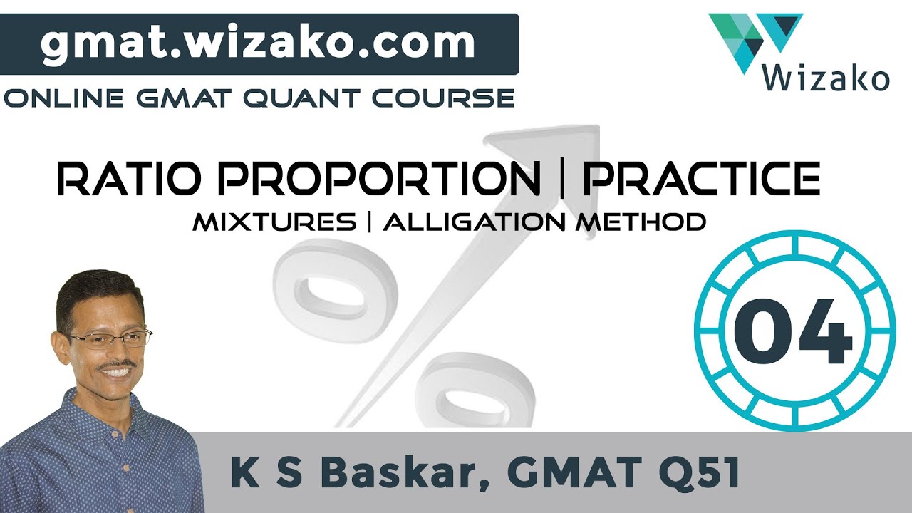 GMAT Ratio Proportion | Mixtures | GMAT Maths Questions | GMAT Problem Solving Question