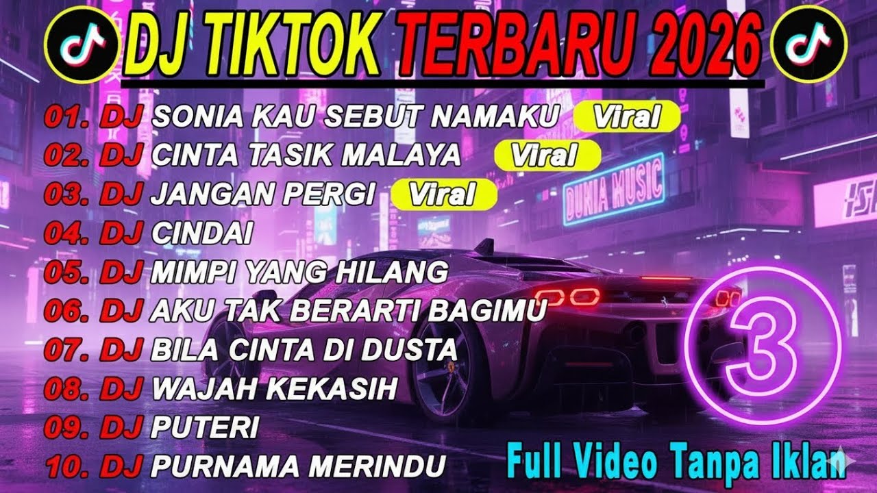 DJ TIKTOK TERBARU 2026 SLOW BASS DJ SONIA KAU SEBUT NAMAKU - TANPA IKLAN
