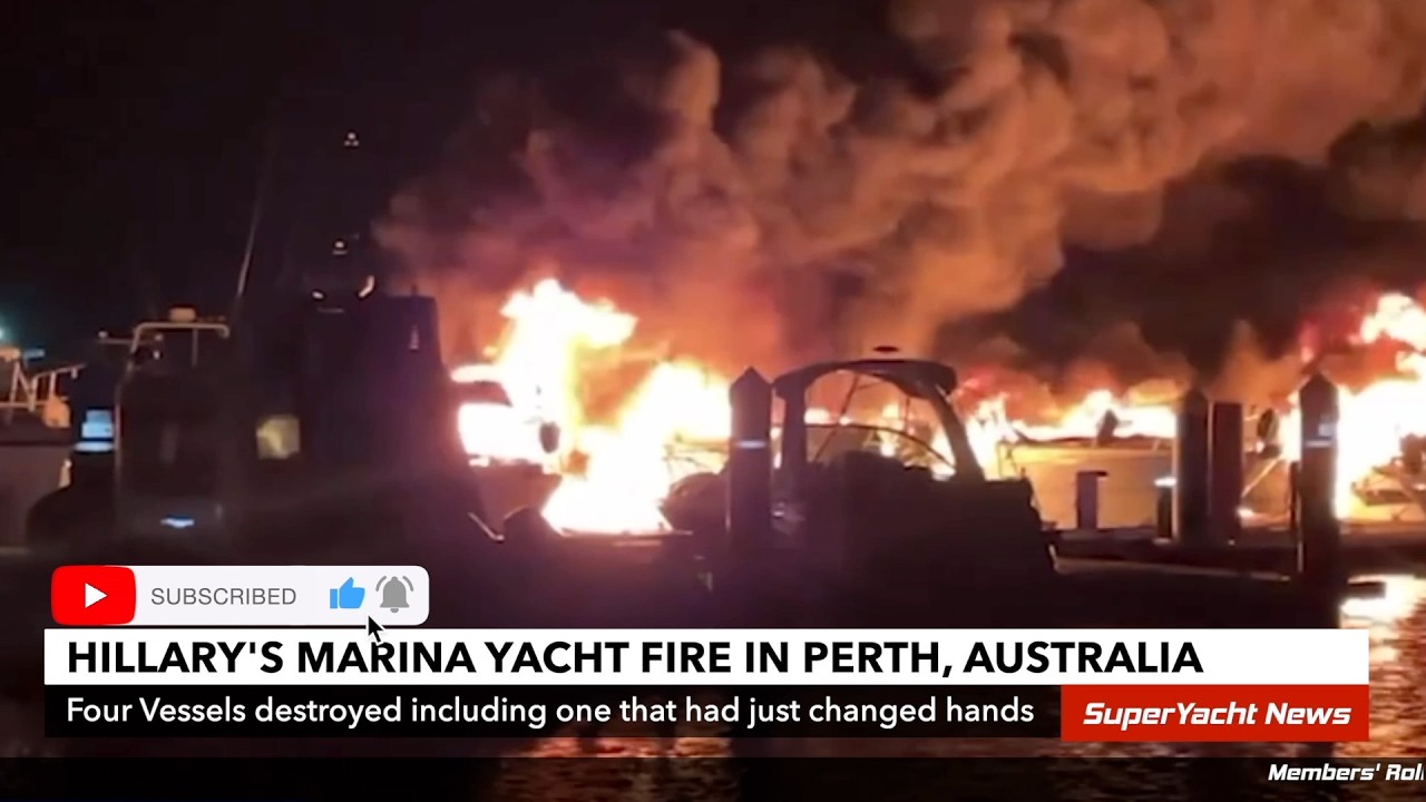 Boat Fire Destroys Couple's Newly Purchased Yacht | SY News