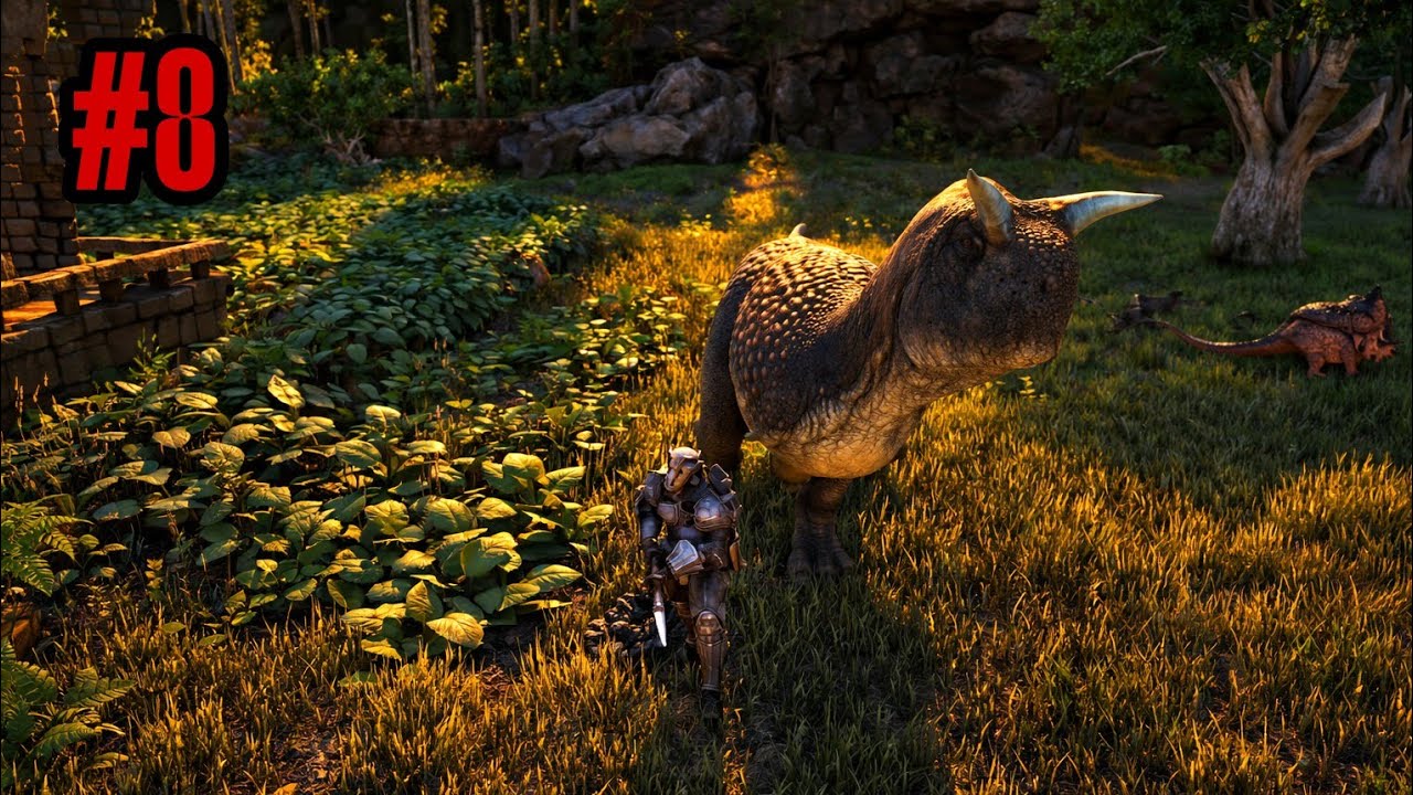 MI CARNO ES FUERTISIMO Y MI CASA PRIME🦕||ARK THE ISLAND EP:8