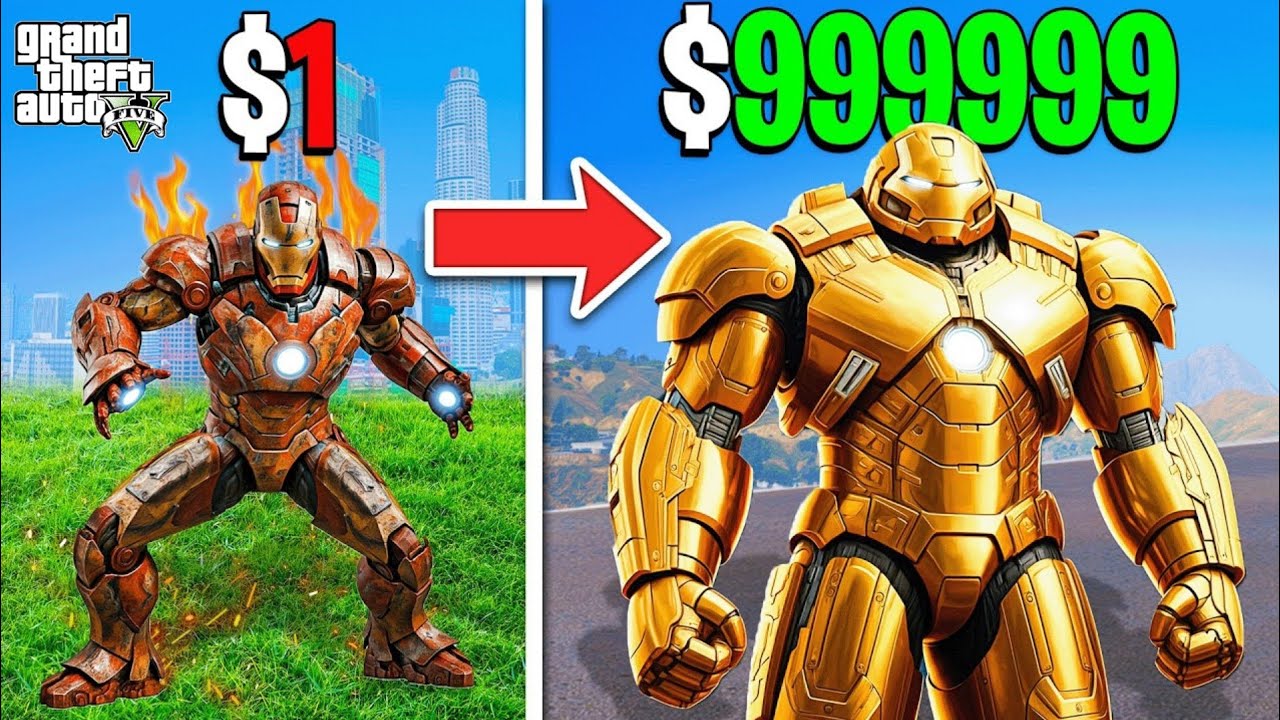 GTA 5 Hindi: Franklin Upgrade 1$ IRON MAN suit to 999999$ | DTWO PLAYER GAMEPLAY