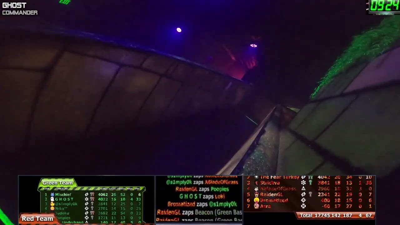 G H 0 5 T Plays Commander POV | Laserforce Space Marines 5 Competitive Laser Tag