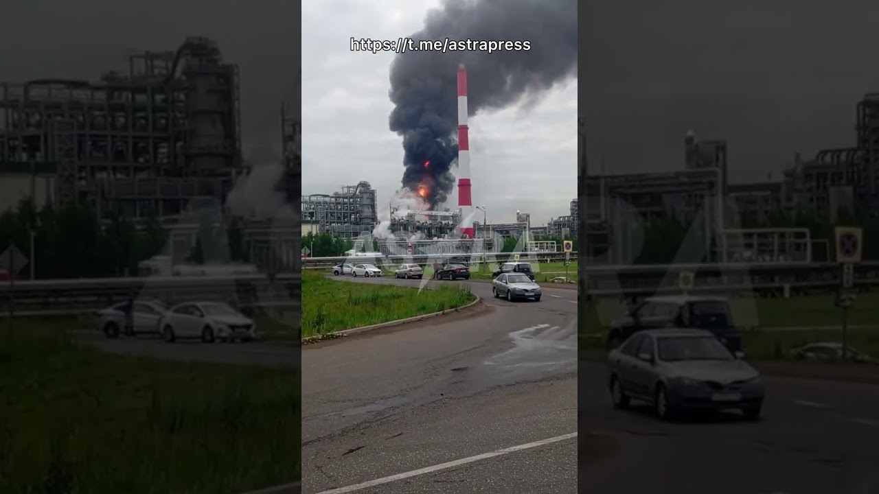 Пожар на НПЗ &laquo;ТАНЕКО&raquo; в Нижнекамске: три очага возгорания
