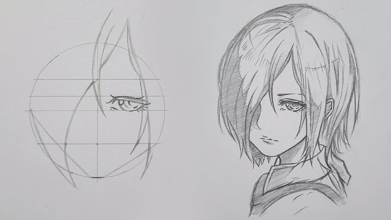 How to draw Touka Kirishima with ease | Tokyo Ghoul