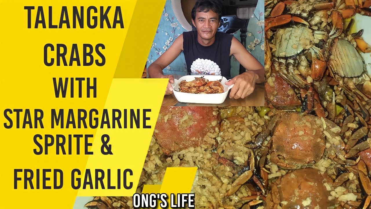 Talangka Crabs with Star Margarine,  Sprite,  and  Fried Garlic Recipe