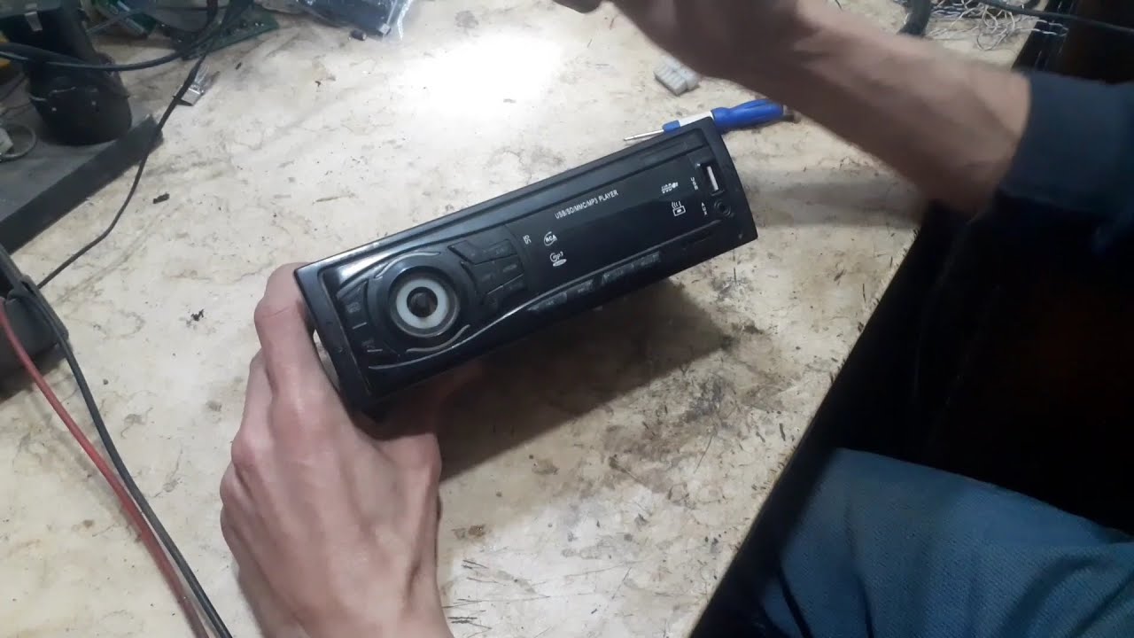 خطوة بخطوة شرح اصلاح كاسيت سيارة فاصل باور