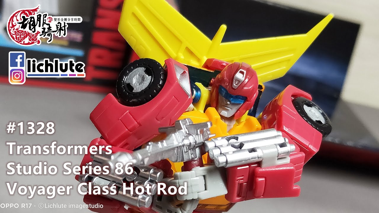 胡服騎射的變形金剛分享時間1328集 工作室系列 熱破  Transformers Studio Series 86 Voyager Class Hot Rod