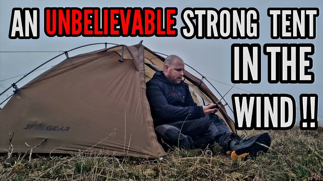 Tent camping in strong wind, 3f-ul-taiji-1-tent