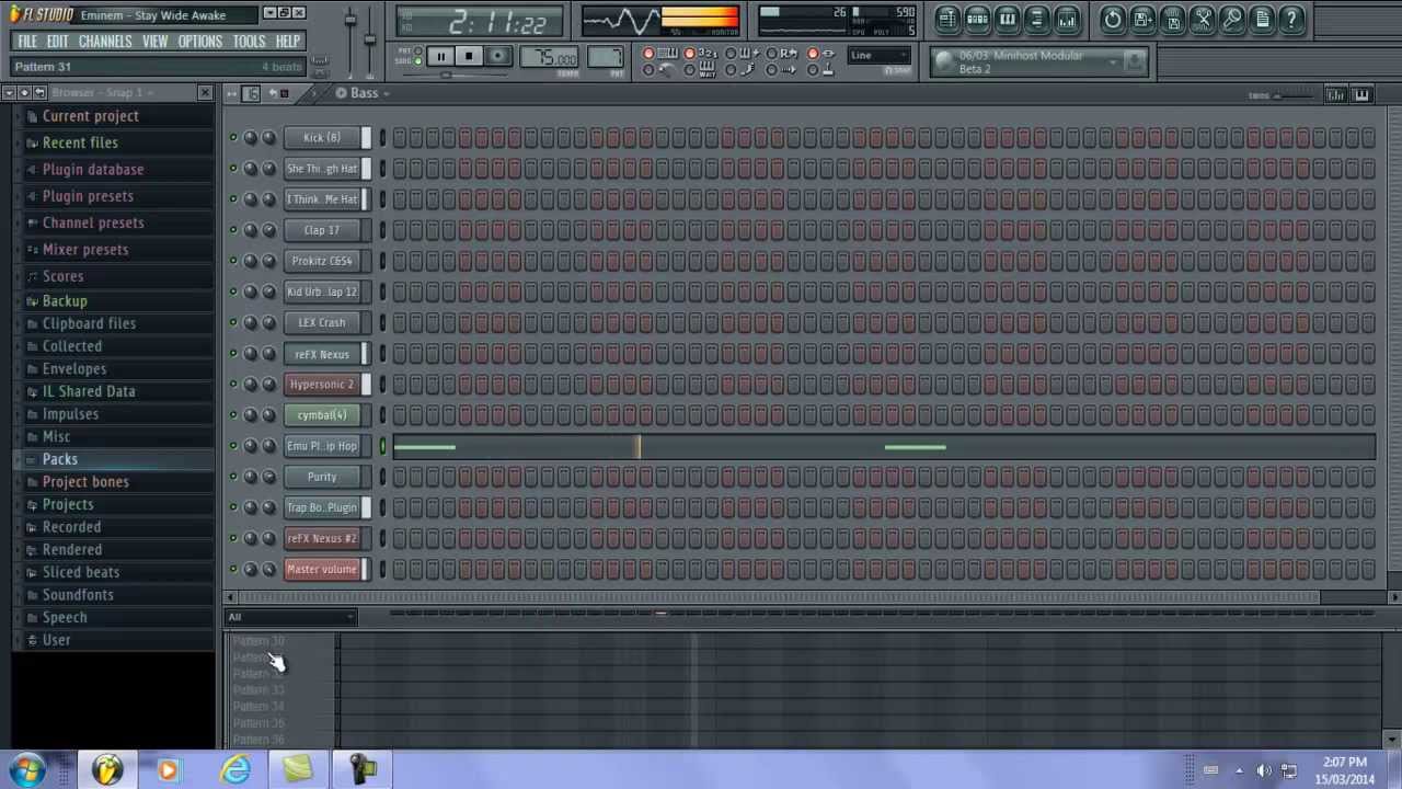 Eminem - Stay Wide Awake Remake Instrumental(FL Studio 11)