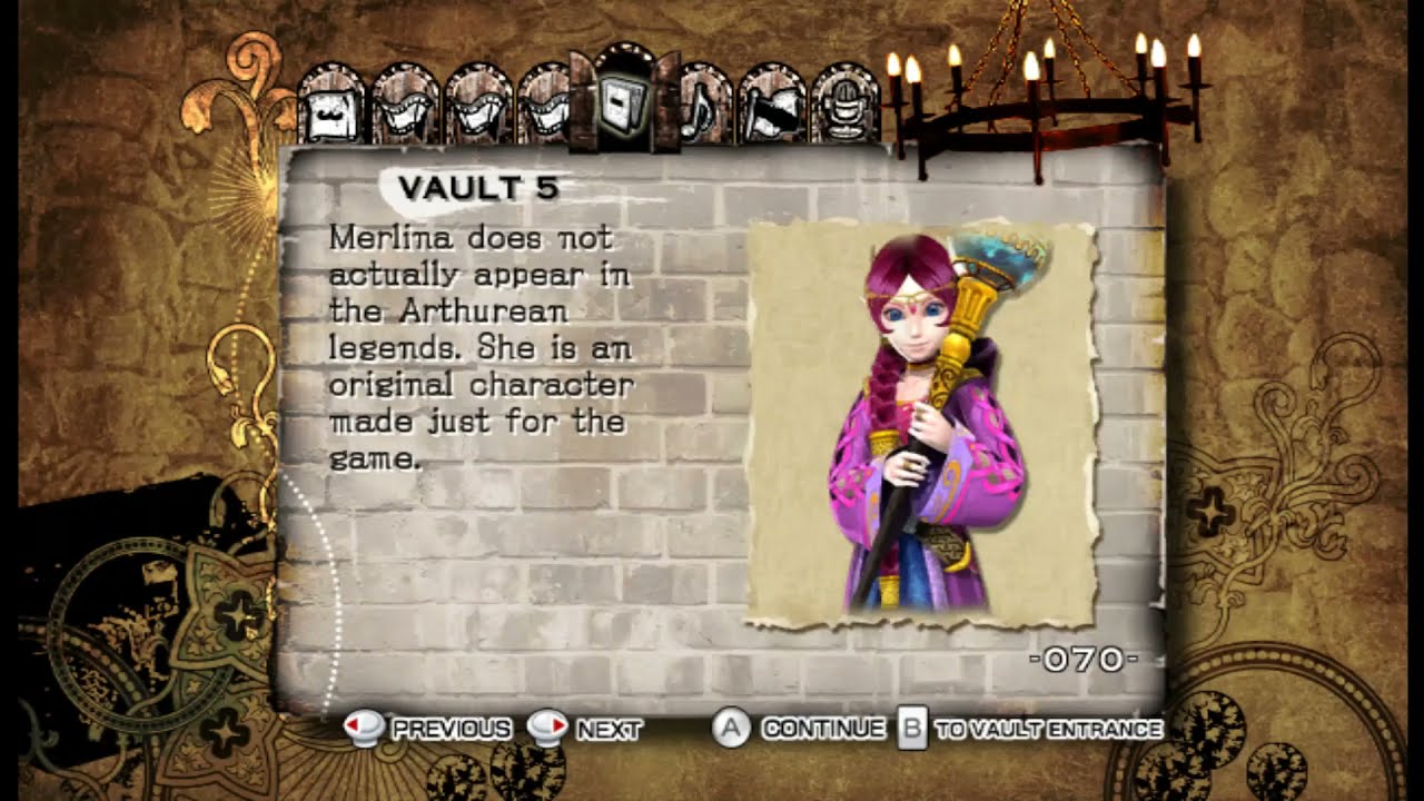 Sonic and the Black Knight Gallery, Voice Clips, Concept Art, Treasury