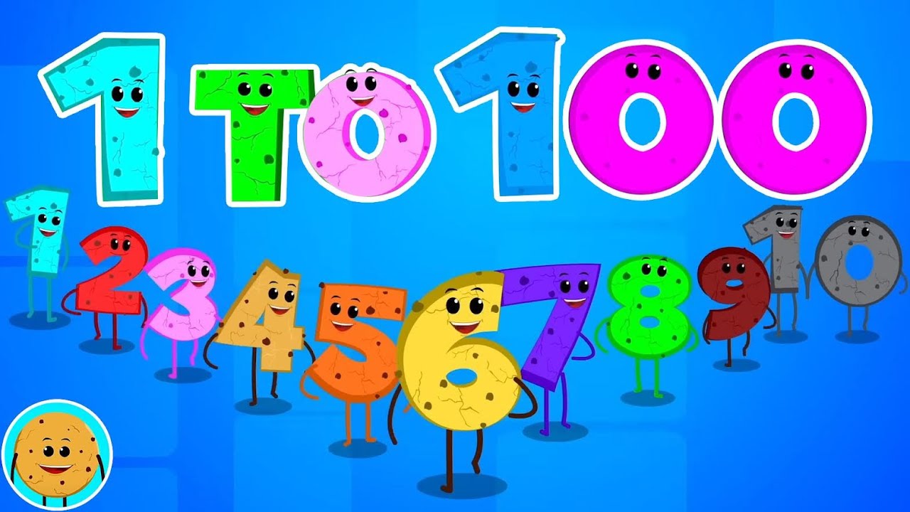 Numbers from 1 to 100 and Fun Educational Video for Babies