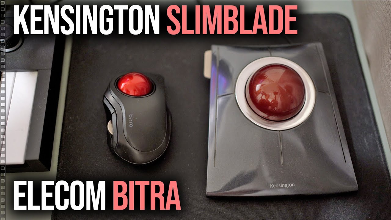 Kensington Slimblade vs Elecom Bitra trackball review