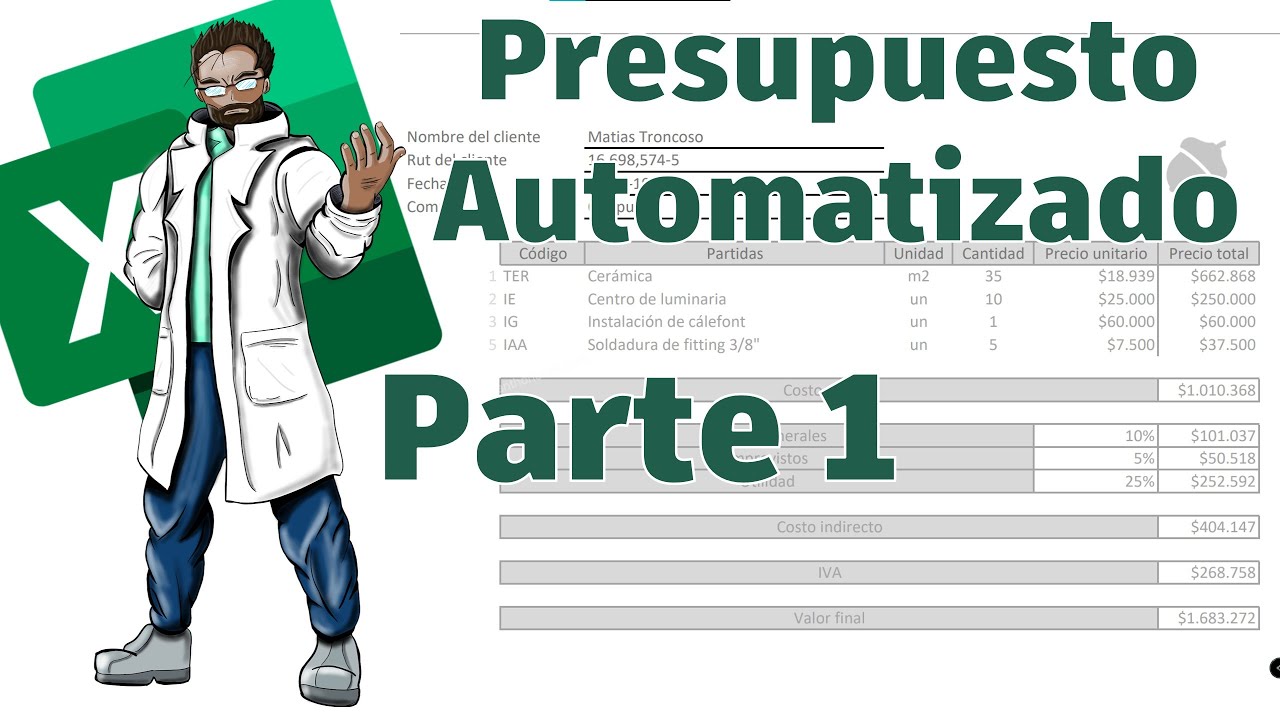 📈👨‍💻Cómo crear un PRESUPUESTO automatizado🤖 Parte 1