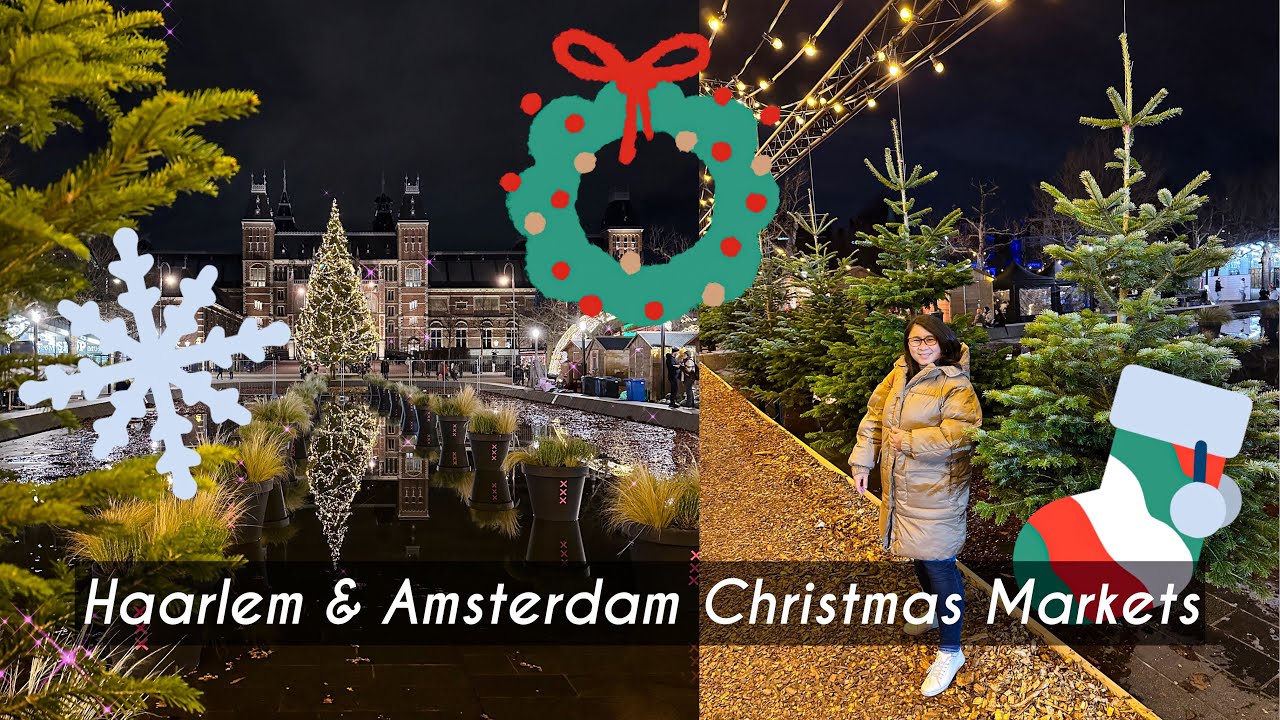 Going to the Haarlem & Amsterdam Christmas Markets | My Life in The Netherlands | Karen Faith Vlogs