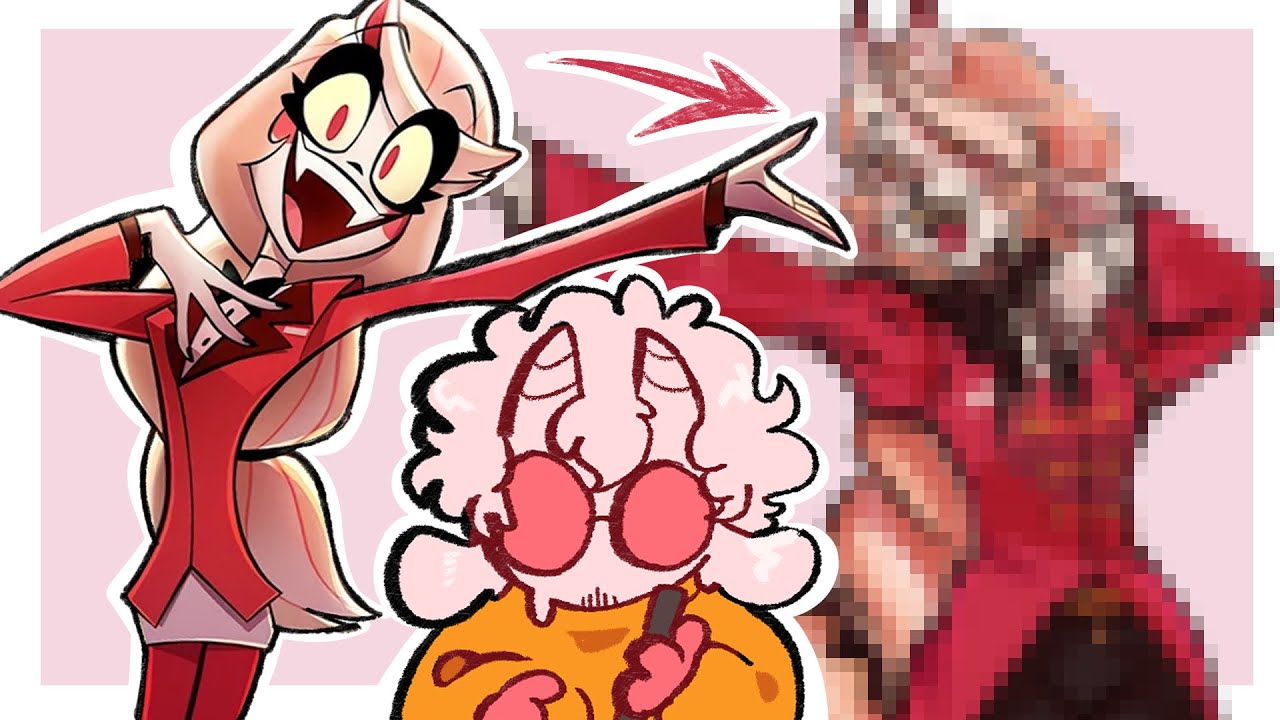 Refiz os personagens de Hazbin Hotel