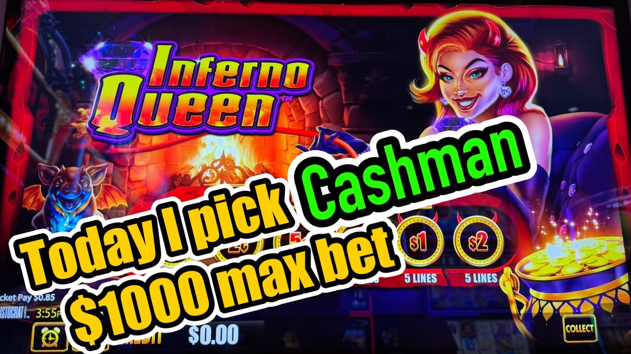 Max bet full session $1000 for Cashman link. See how it goes? #slot #pokie