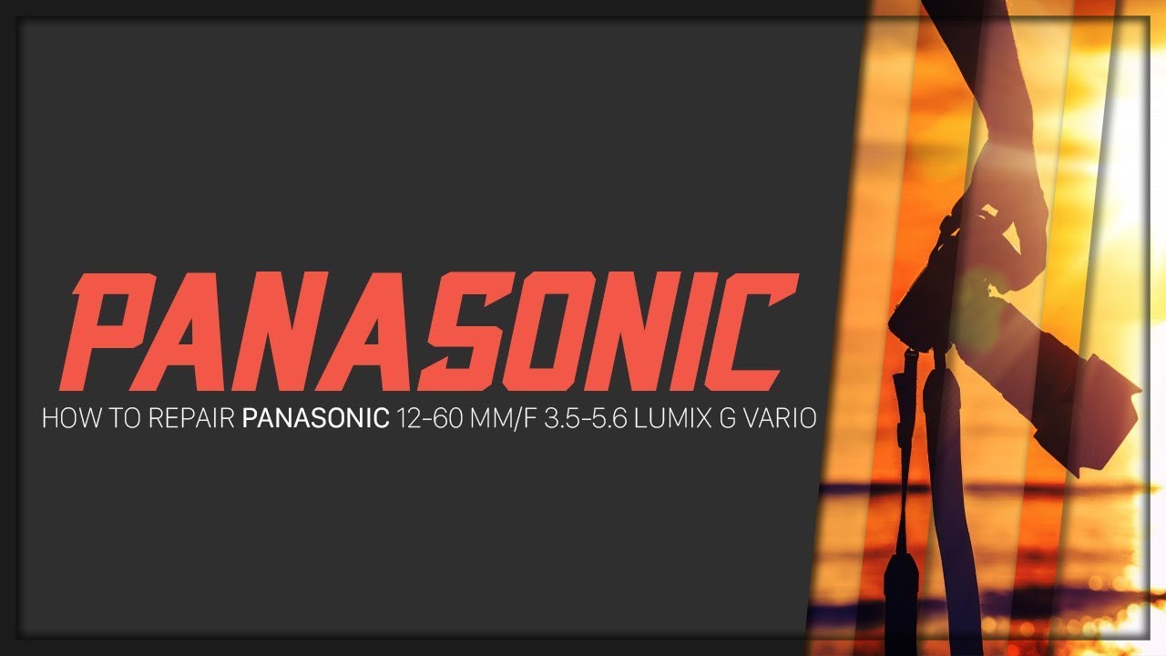 How to repair Panasonic lens 12-60 mm/F 3.5-5.6 LUMIX G VARIO POWER OIS ASPH - broken bayonet base