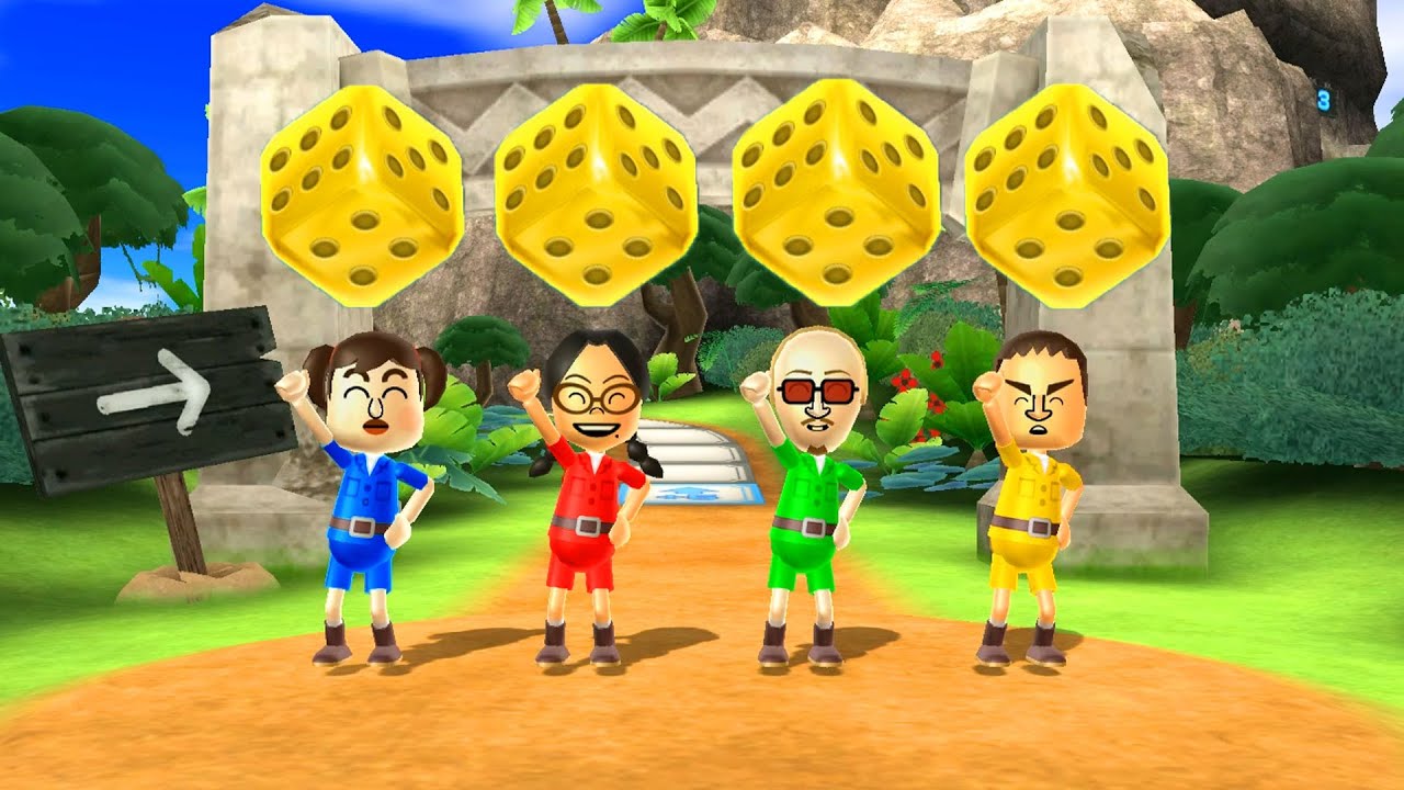 Wii Party Board Game Island Play as Miranda (Expert Difficulty)