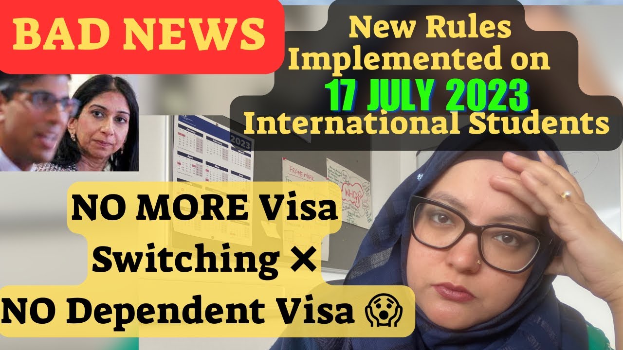 NO Visa Switching for UK Students from 17-07-2023 | No Dependents | International students UK #uk