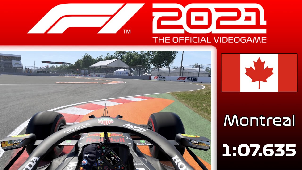 F1 2021 Canada World Record & Setup (1:07.635)
