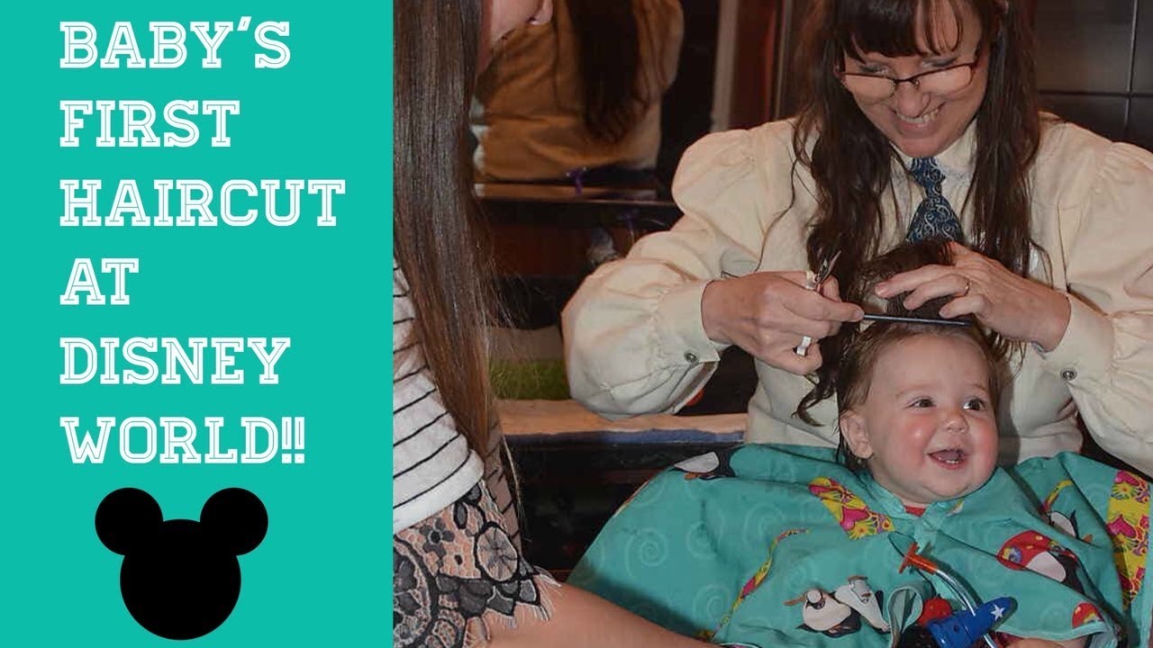 BABY'S FIRST HAIR CUT AT DISNEY WORLD!
