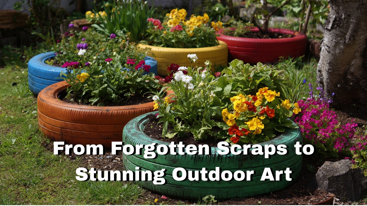 From Forgotten Scraps to Stunning Outdoor Art: Creative Upcycling Ideas