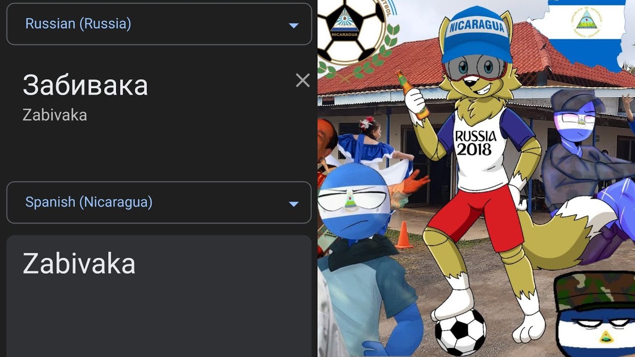 Zabivaka in Different Languages Meme
