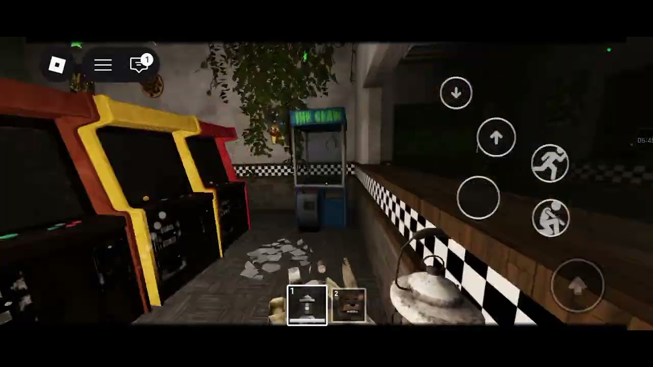 Jugando fnaf xd