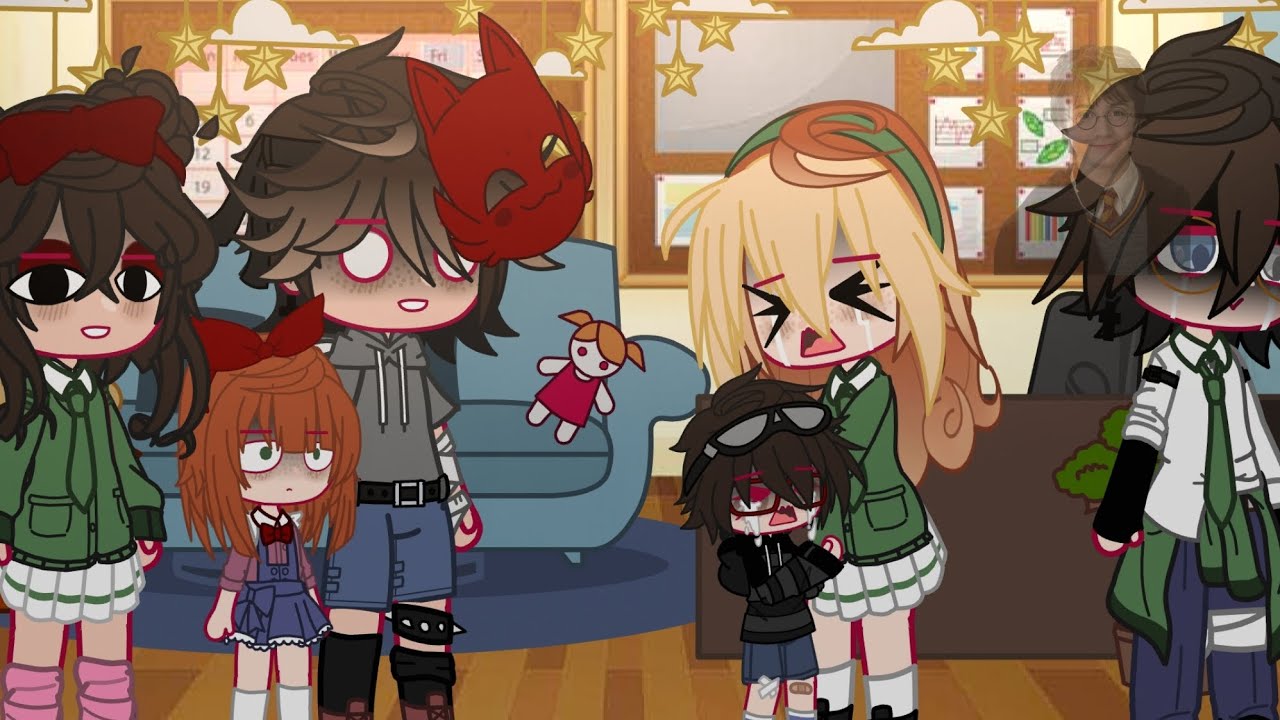 past William and mrs.afton(+michael's mother)react to their future children's genes || Fnaf || gacha